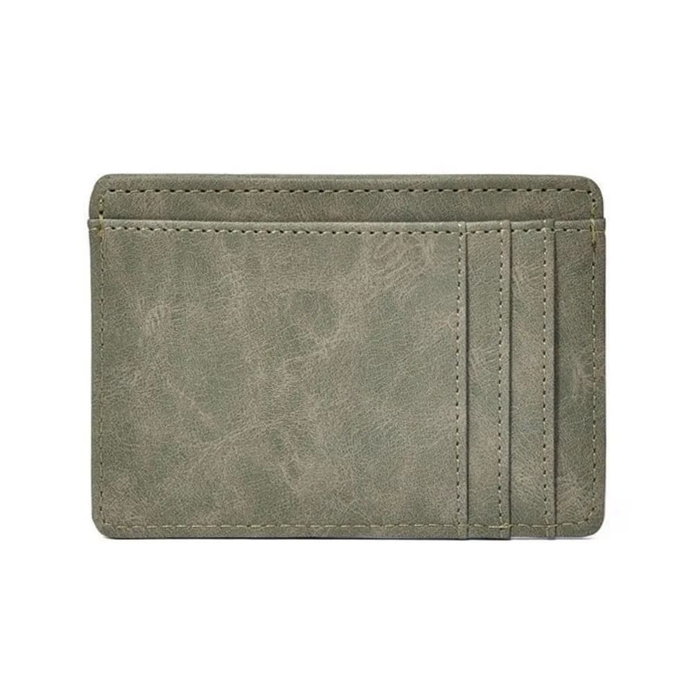 Business Credit Card Case Solid Color Mini Card Holder Pu Leather Ultra-thin Credit Card Holder Slim Small Coin Purse Business