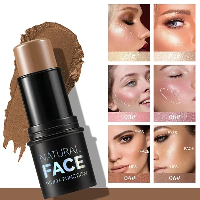 Stick contorno 4 colori JUJU Dream Impermeabile a lunga tenuta Evidenzia naturale Trucco tono pelle medio