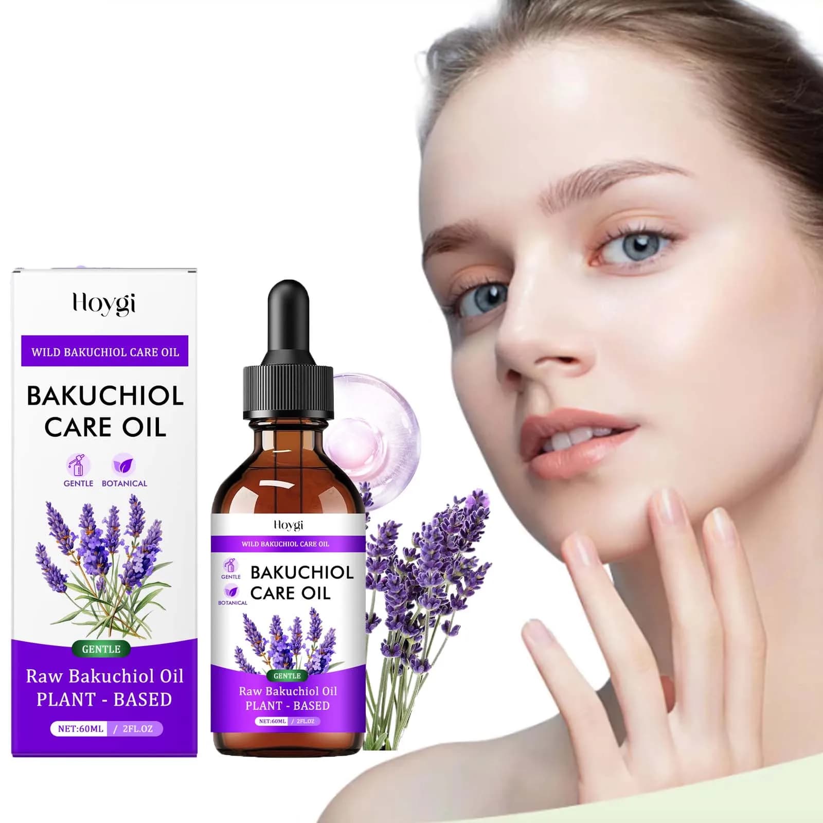 Bakuchiol Olio Essenziale Rilassante Dissolvenza Linee Fine Schiarente Pelle Levigante Viso Corpo Cura Della Pelle Nutrire per Pelli Sensibili