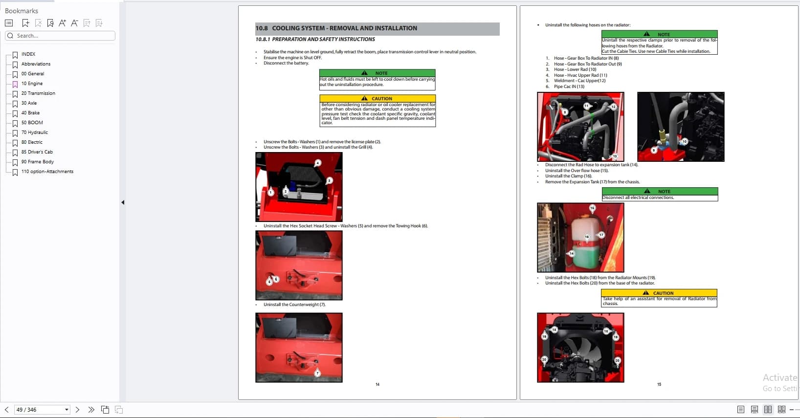 AutoEPC Manitou Telescopic Handlers MXT Series Service Manual, Operator Manuals, Part Manual Update 2024