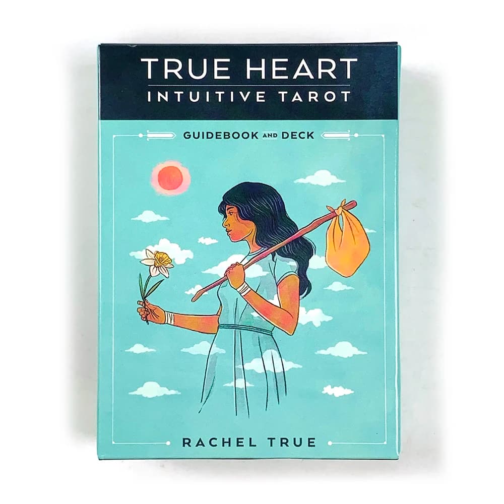 Carte dei Tarocchi 10,2*7,4 cm, 78 carte, gioco da tavolo intuitivo True Heart, ideale per la meditazione e le pratiche spirituali per le donne