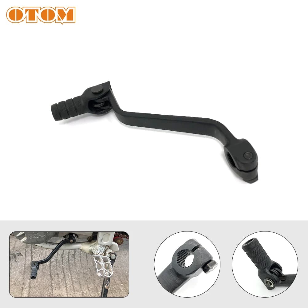 OTOM Moto X6 Leva Del Cambio Anti-Goccia Pieghevole Pedale In Acciaio Del Cambio Per HONDA CB125 CRF230 YAMAHA DT230 MT250 KAYO T2 T6