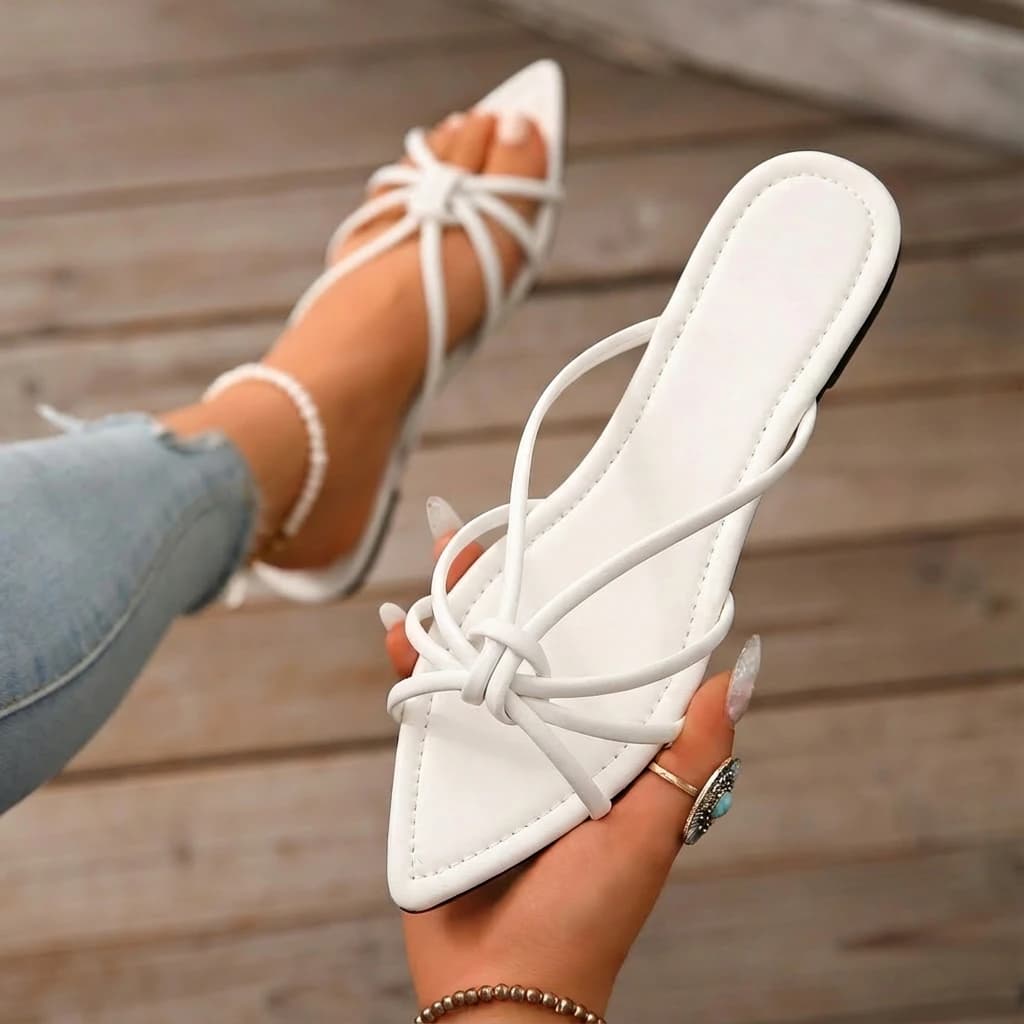 Pantofole da donna Sandali open toe a punta Sandali da donna con cinturino inferiore morbido Pantofole comode Scarpe firmate antiscivolo Scivoli da donna