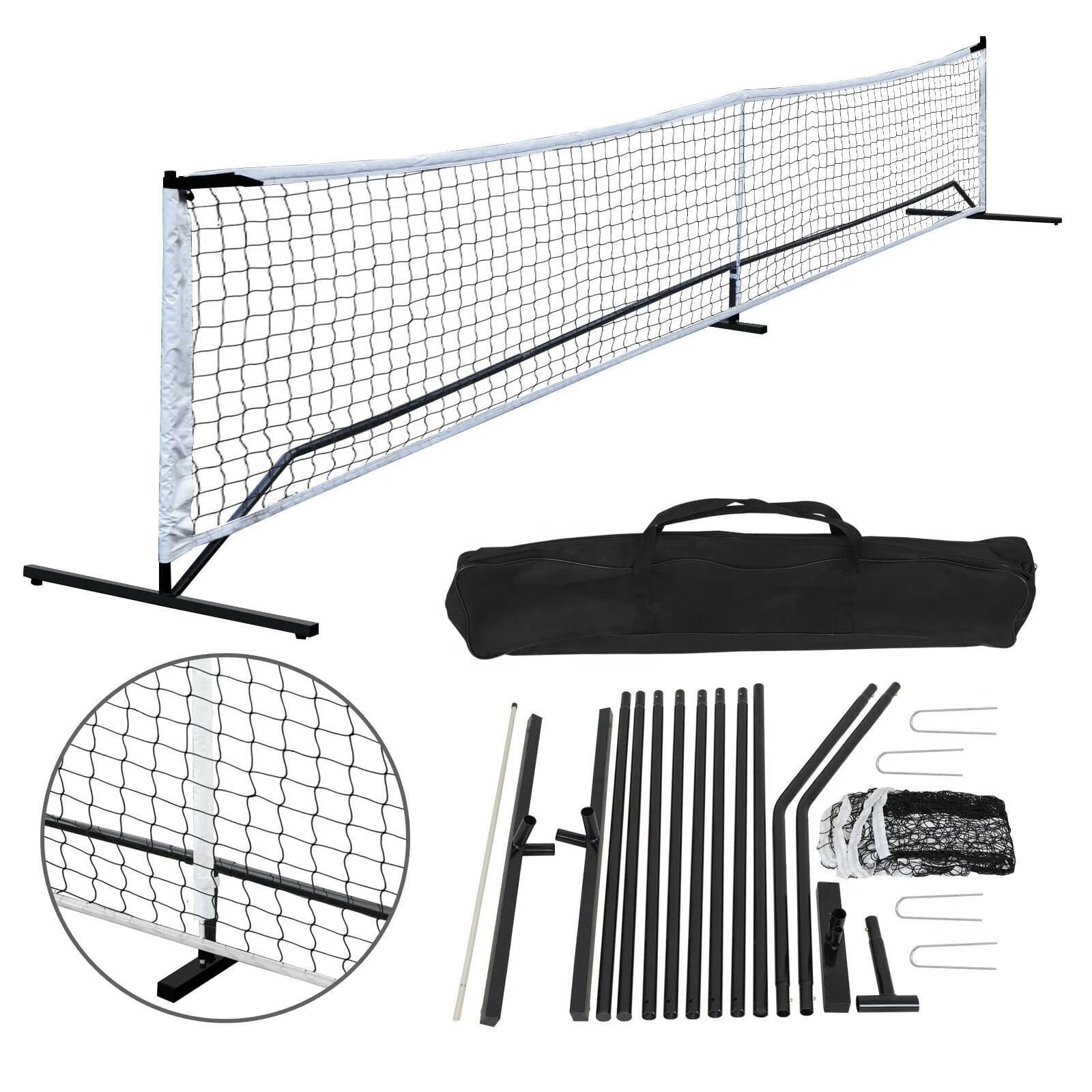 1 set of portable pickleball network for tennis, volleyball, football, pickleball accessories, sports ball equipment 2025
