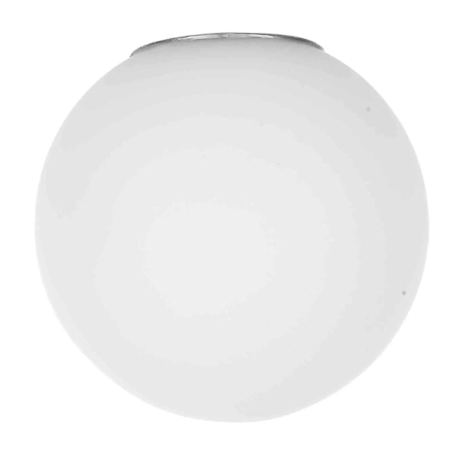 Paralume in Vetro Smerigliato di Ricambio 100mm E27, Diffusore Rotondo per Illuminazione Interna Moderna e Classica