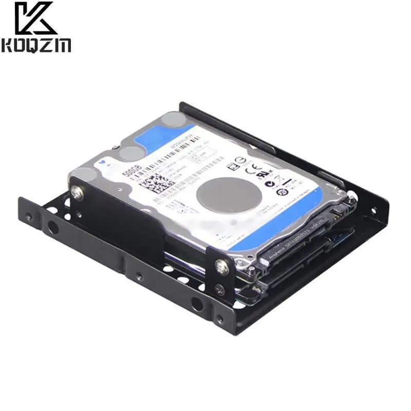 Staffa di montaggio SSD Desktop doppio staffa per disco rigido da 2.5 a 3.5 pollici staffa per Kit di montaggio adattatore inter