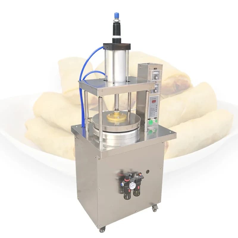 Pressa per pasta per pizza da 20-80 cm Macchina per pasta pneumatica commerciale Pressa per appiattire la pasticceria per pancake