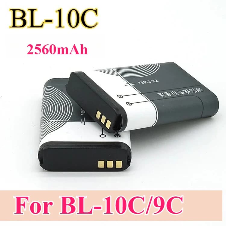BL-10C Batteria agli ioni di litio da 2560 mAh per fotografia Luce Video Campanello Monitor portatile Altoparlante ricaricabile con protezione