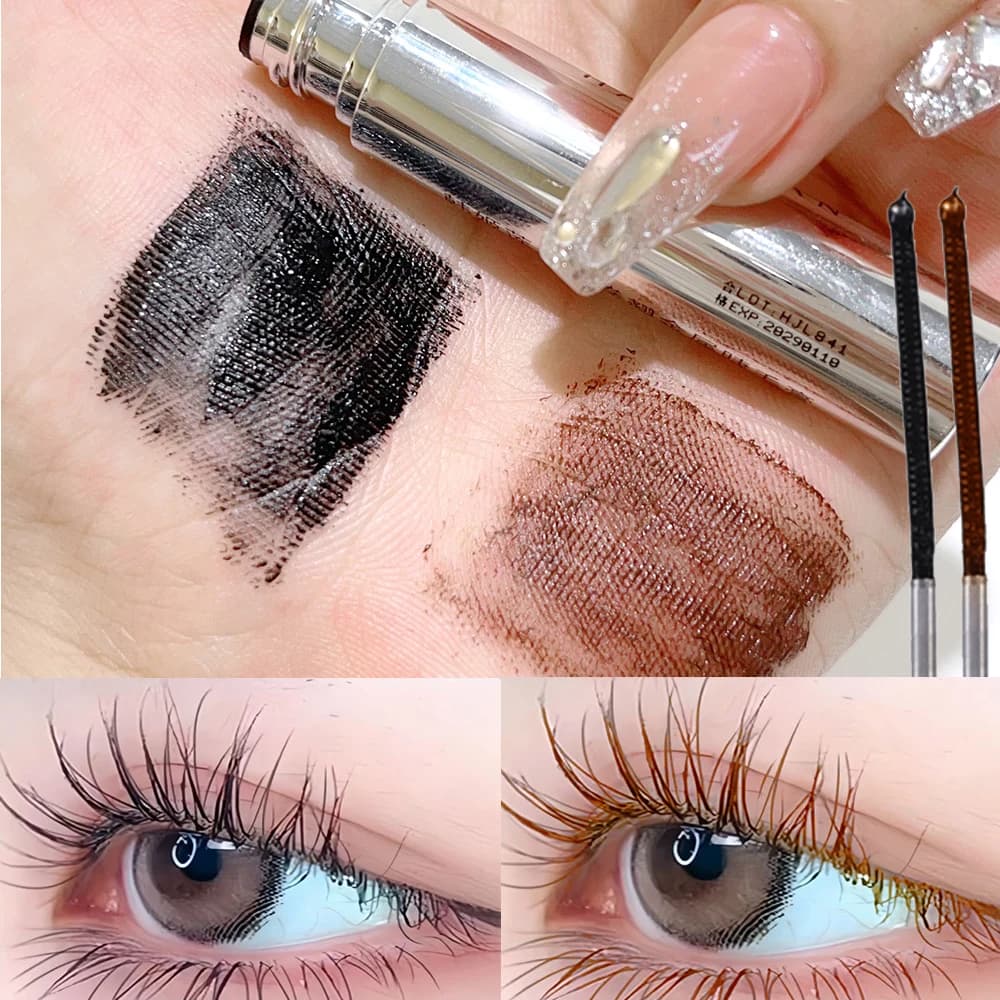 Easy to wear 3D Curling steel tube stretches lashes extensions of thick black curled lashes waterproof eye makeup lasting