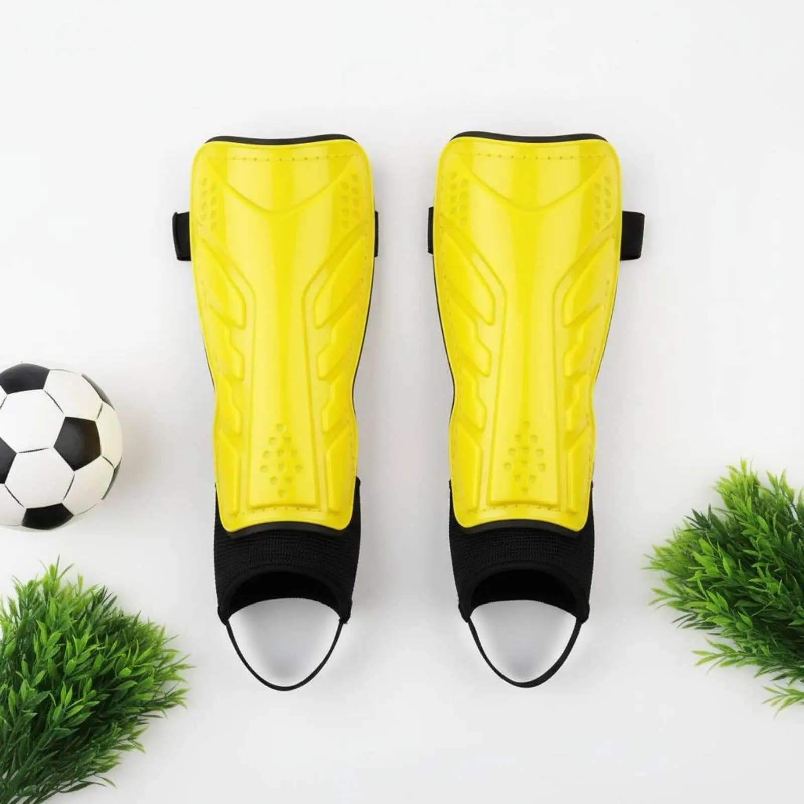 Strap Shin Guard Shock Resistant Football Shin Guards Calf Protector Straps Set Breathable Sports Safety Gear Long-Lasting