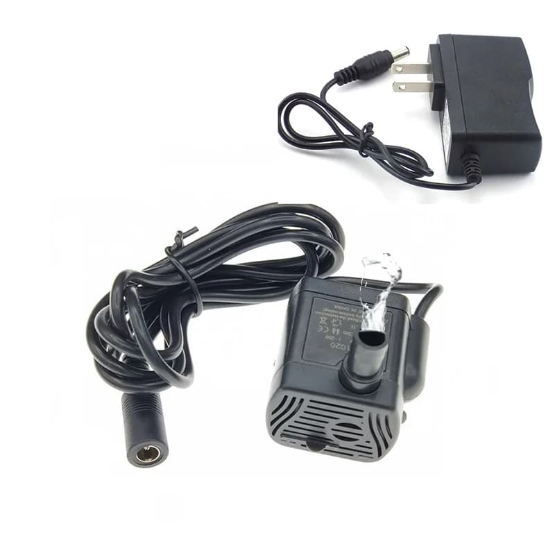 DC 12V micro pump water cycle brushless motor underwater pump 3W 200L/H for handicraft fountain for planting hydroponic vegetables 5.5x2.1mm