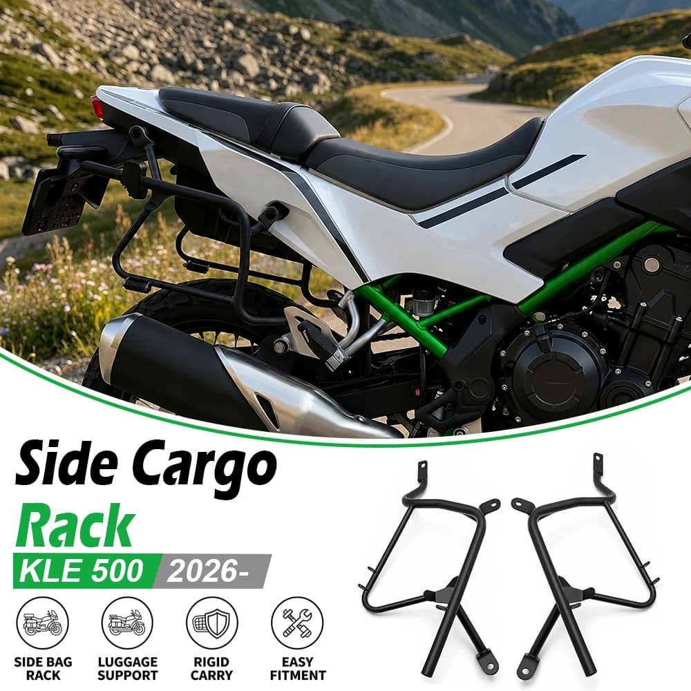 For Kawasaki KLE500 SE ABS KLE 500 2026 Pannier Deck Bed Device Motorcycles Side Cargo Rack Tail Luggage Support Accessories