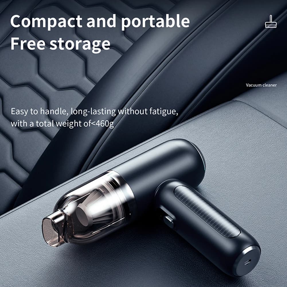 Aspirapolvere integrato con aspirazione a soffiaggio per auto spolverino portatile ricaricabile senza fili per laptop PC
