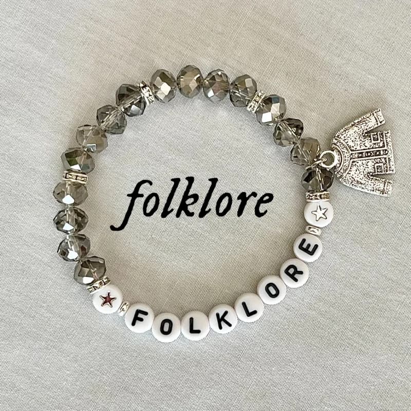 Bracciale dell'amicizia folklore Cardigan Bracciale con ciondoli ispirato a Taylor Eras Tour Taylor Gioielli Idee regalo Taylor
