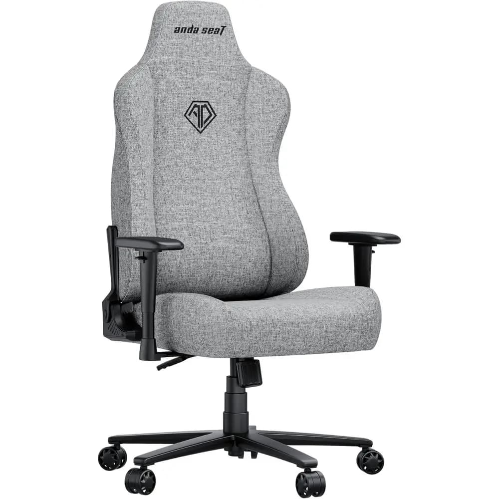 Sedia da Gaming Novis per Adulti - Poltrona Reclinabile per Videogiochi, Sedia Ergonomica in Tessuto di Lino, Supporto Lombare Robusto