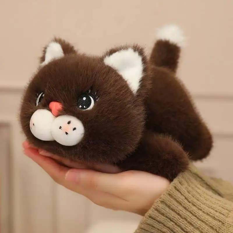 Peluche Kawaii di Coniglio Sdraiato, Panda Rosso, Elefantino, Cuscino Cartone Animato, Regalo di Compleanno per Bambini