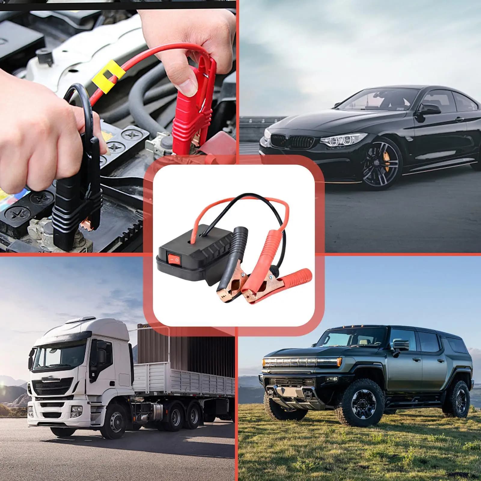 Portable Car Battery Jump Starter Jump Box Lithium Battery Converter Compact Power Pack for Emergency Vehicle Starting Wholesale