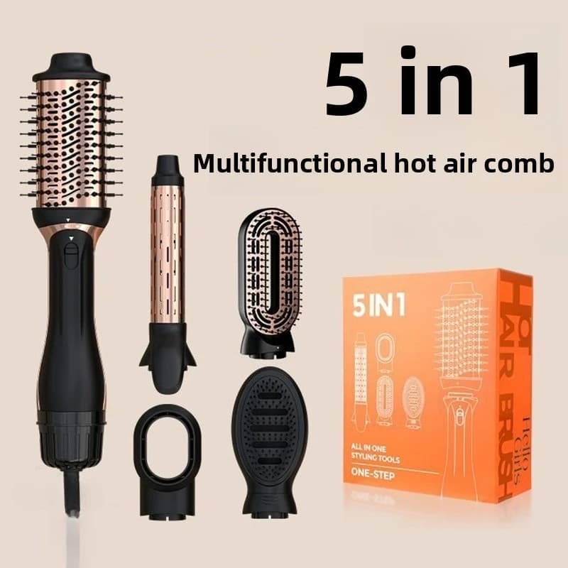 Electric Hair 5 in 1 Brush Hair Modeling Machine for Heat-drinking Professional Hair Styling Equipment