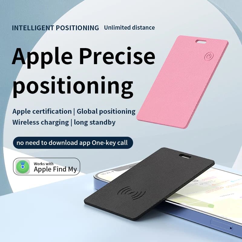 Nuovo portafoglio Tracker Dispositivo anti-smarrimento Anti-smarrimento Chiave smarrita Posizionamento auto bicicletta per IOS Airtag Locator Funziona con Apple Trova il mio