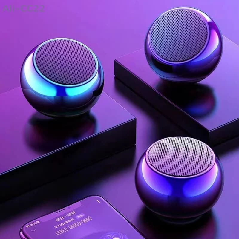 Altoparlante Bluetooth Portatile M3 Flash in Metallo Resistente, Subwoofer Mini per Esterni, Altoparlante Bluetooth Wireless