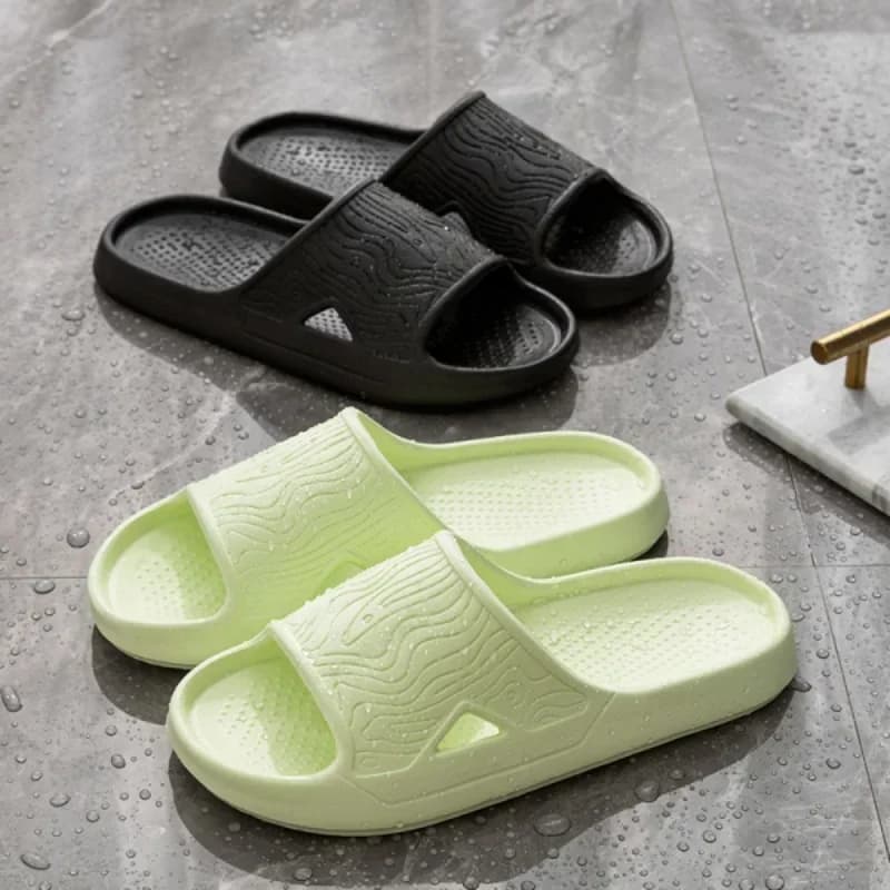 Non Slip Slides Lightweight Open Toe Quick Dry Slippers For Indoor Outdoor Bathroom Beach Summer Indoor Outdoor Eva Slippers