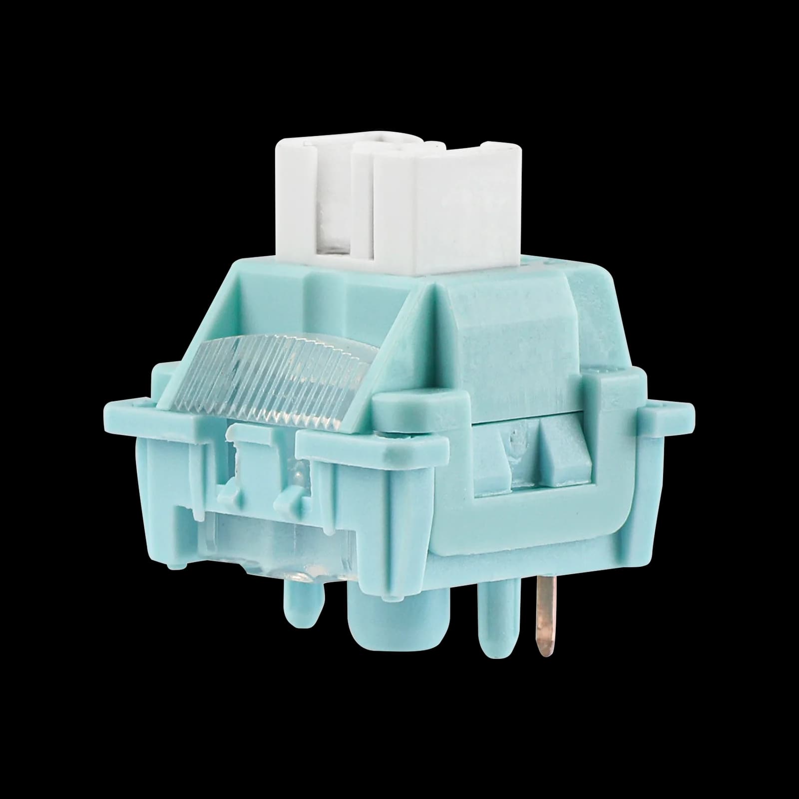 100 pieces LEOBOG Ice Vein 42gf Pre-lubricated 5-pin linear keyboard switches with POM stem light diffuser for MX keypads