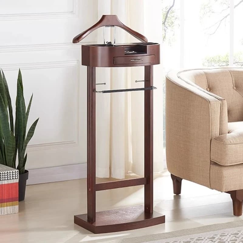 Wooden hanger Floor holders Clothes rack Organizer Angle hanger Living room Exhibitor Shelf for clothing Furniture for bedroom