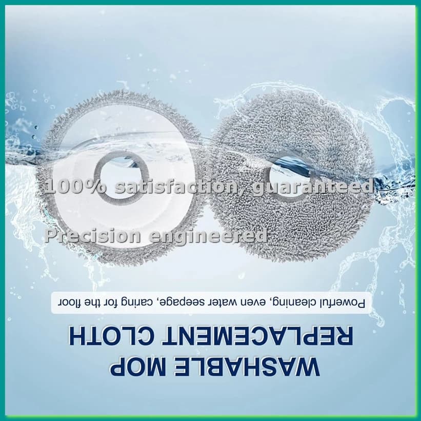 Accessori di Ricambio per Robot Aspirapolvere X30 Ultra: Spazzola Principale, Spazzole Laterali, Filtro HEPA, Panno per Pulizia, Sacchetti Raccoglipolvere - A50M