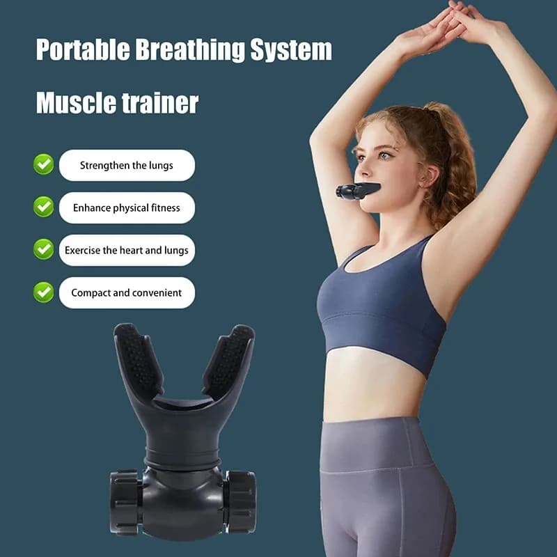 Breathing Breather Pulmonary Breather Fitness Equipment Respiratory Silicone High-altitude Training Tool for outdoor breathing exercises