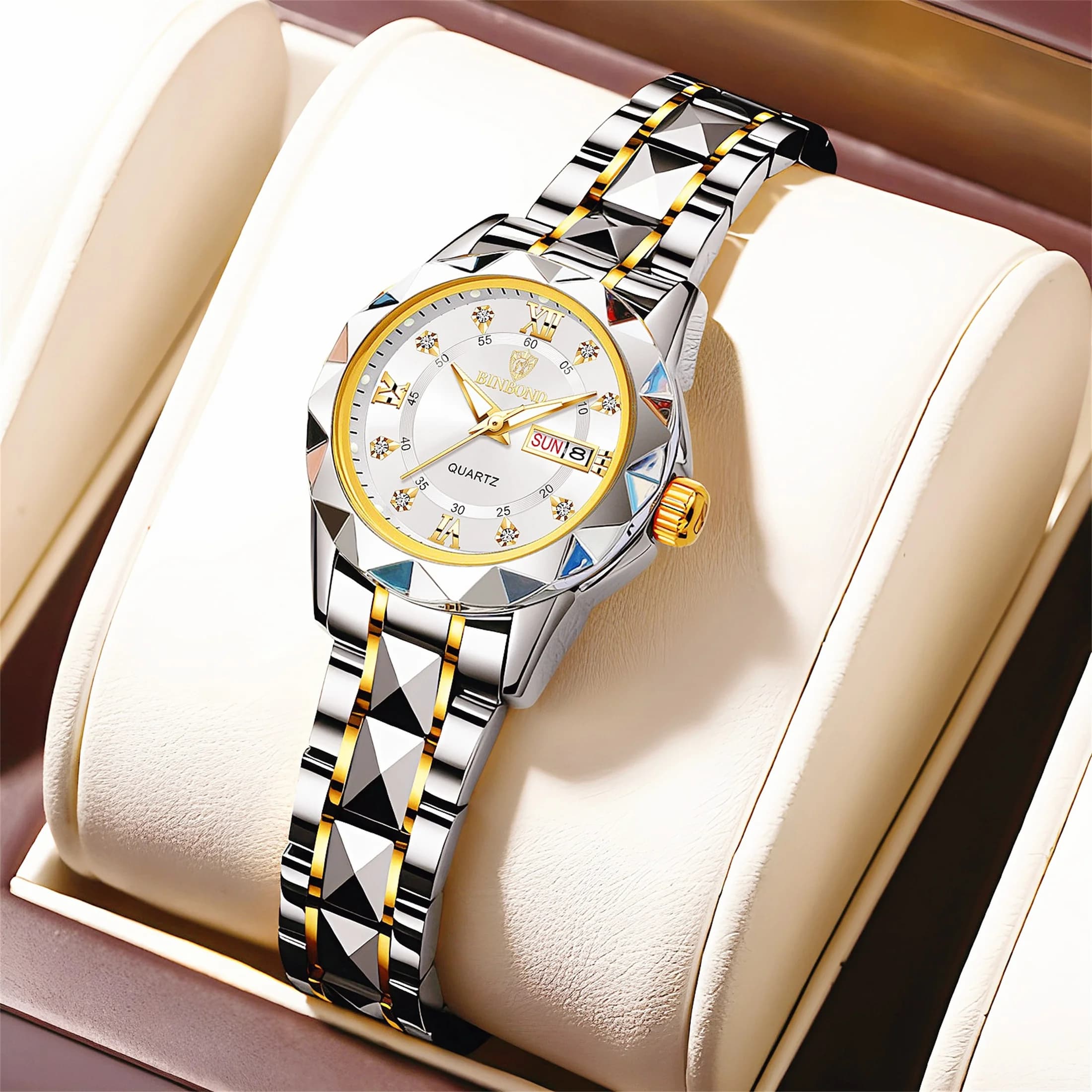 Hannah Martin Black Fashion Lady Watch Japan Quartz Women Clock Casual Stainless steel Wrist Watches Waterproof Authentic Brand