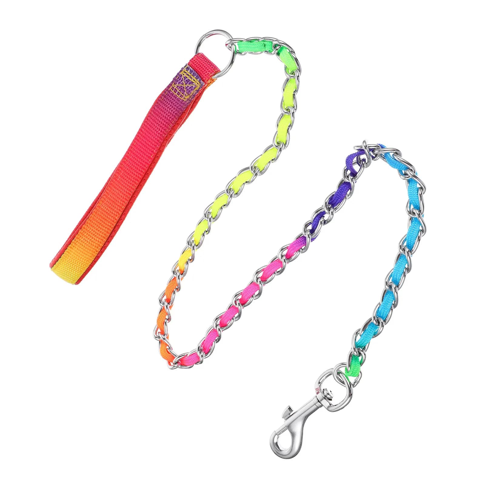 Catena Professionale per Cani Resistente all'Usura, Guinzaglio Confortevole e Anti-Morso per Cuccioli, Portatile per Passeggiate e Escursioni all'Aperto