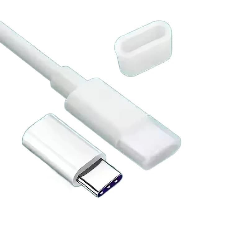Dust Cap for IPhone and Type C Charging Cable Port Plug Dust Protection PE Environmentally Friendly USB-A Male Protective Cover