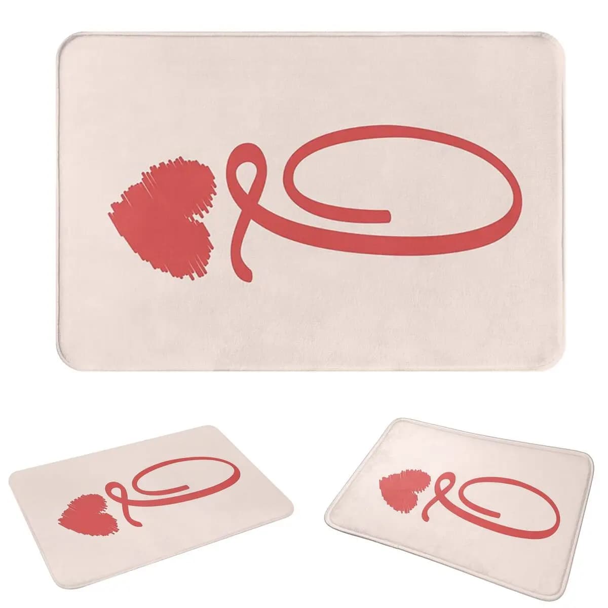 Queen Of Hearts Non-slip Doormat Floor Mat Durable Carpet Rug for Kitchen Entrance Home Bathroom Footpad Mats
