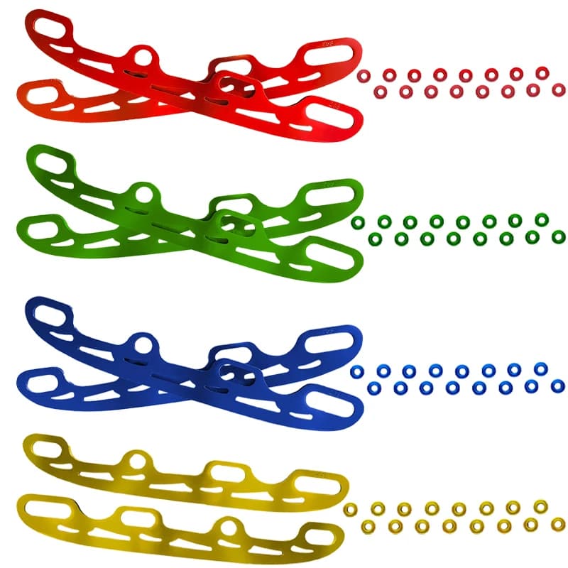Scarpe da pattini a rotelle spesse in acciaio inossidabile Lama intercambiabile per coltello da hockey su ghiaccio per bambini Accessori per pattini da ghiaccio per adulti