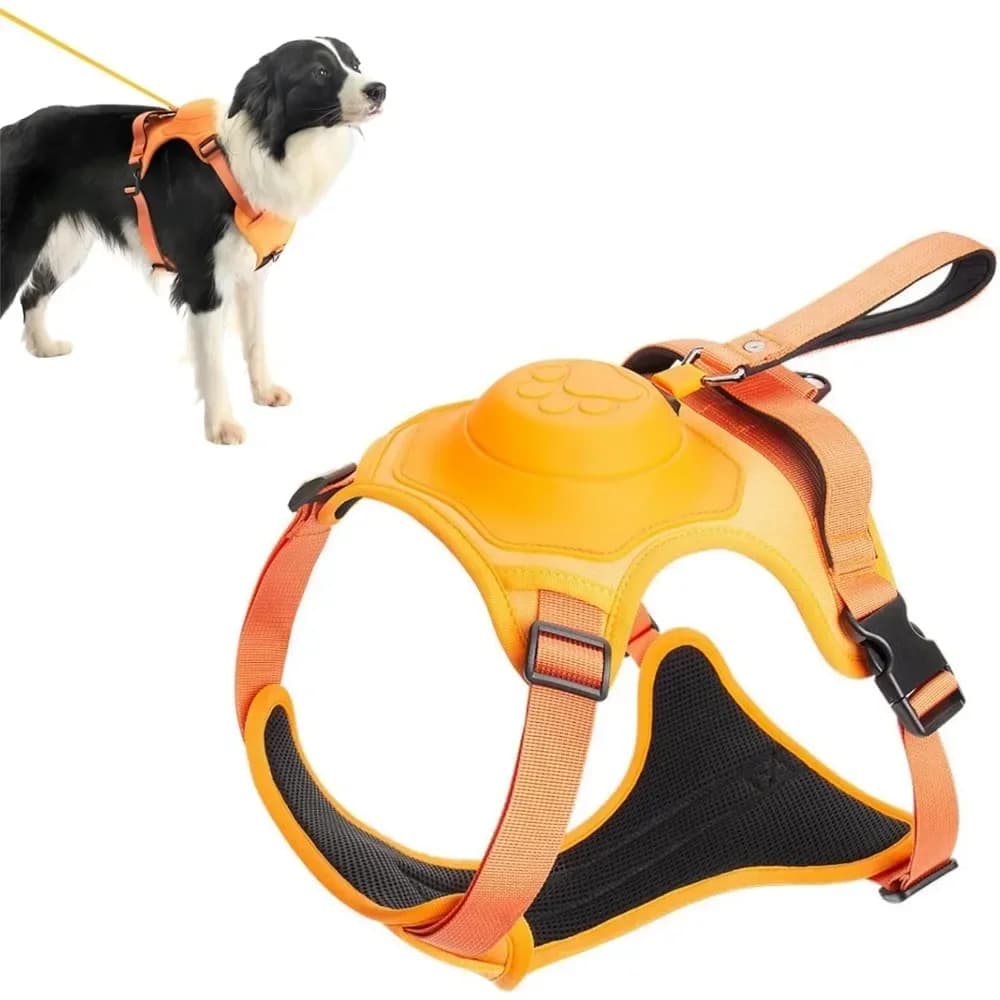 Pettorina per collare per cani traspirante antideflagrante per cani per gilet per imbracatura per animali domestici regolabile di taglia piccola, media e grande per addestramento all'aperto