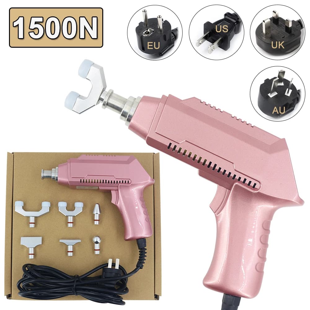 Electric Correction Gun 1500N Spine Therapy Adjustable Newest Chiropractic Adjusting Tools For Impulse Spinal Cervical Massager