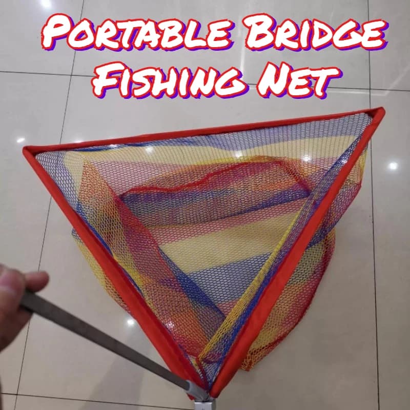 Rete da Pesca Portatile Pieghevole Leggera Grande Rete da Pesca per Esterni Allargata e Profonda Attrezzatura Multifunzionale per la Pesca
