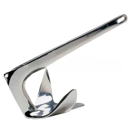 Ancoraggio per artiglio per barca in acciaio inossidabile 316 lucidato a specchio Hardware marino Ancoraggio per bruce/artiglio per barca