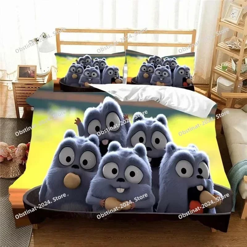 Set biancheria da letto G-Grizzy e The Lemmings Set letto stampato con federa Copripiumino morbido singolo matrimoniale Queen Super King Size