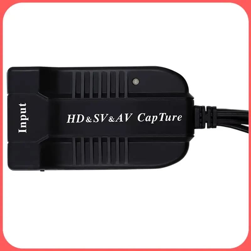 Scheda di acquisizione video X12A-USB2.0 per convertitore da VHS a digitale Dispositivo di acquisizione registrazione audio video HD/RCA/S-Video a USB