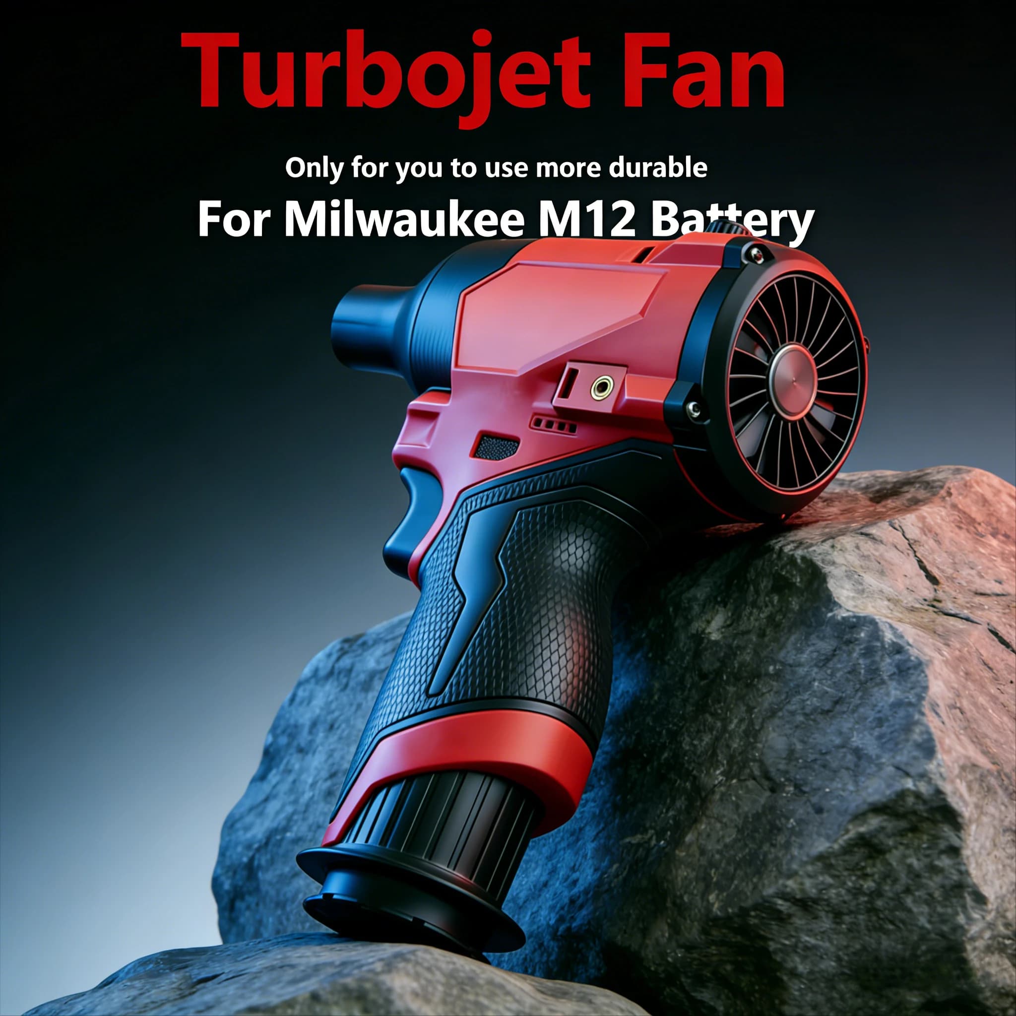 Soffiatore a getto brushless per batteria Milwaukee 12V, 160.000 RPM, ventola turbo regolabile, soffiatore d'aria elettrico (batteria non inclusa)