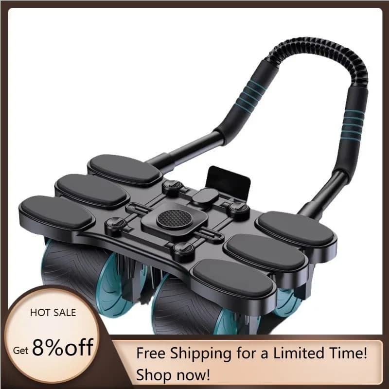 YTYIN Ab Wheel Personal Fitness Set Exercise Wheels with Abdominal Rollers Equipment Body Device Gym Training Tools
