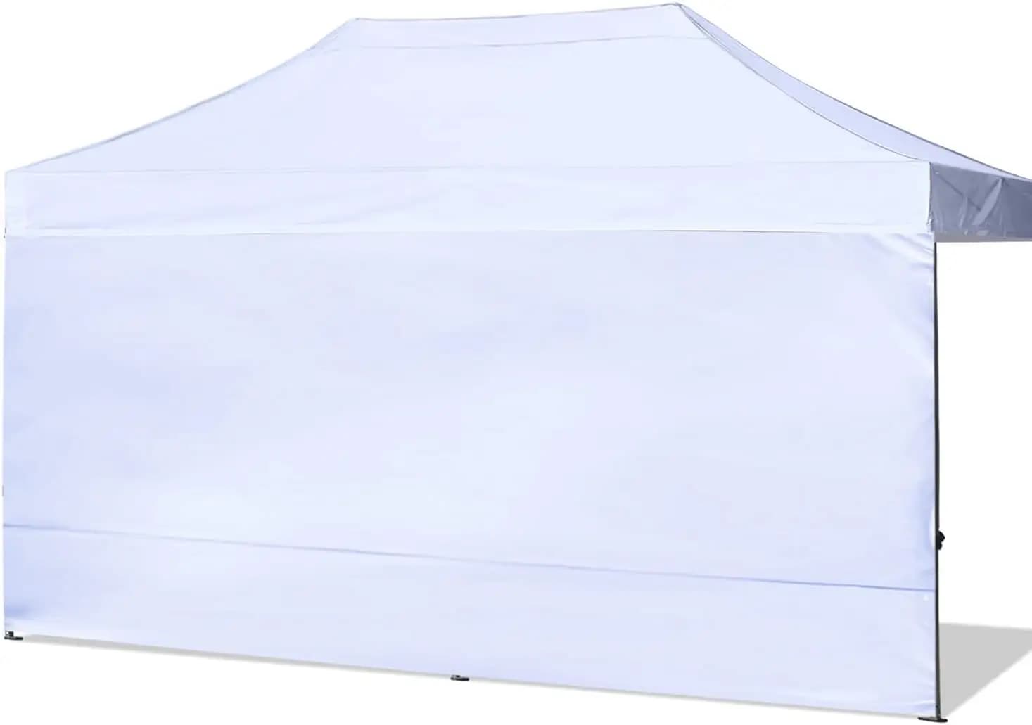 Parete laterale con tettoia istantanea da 10x20 piedi, impermeabile e con blocco UV, installazione semplice con cinghie in velcro