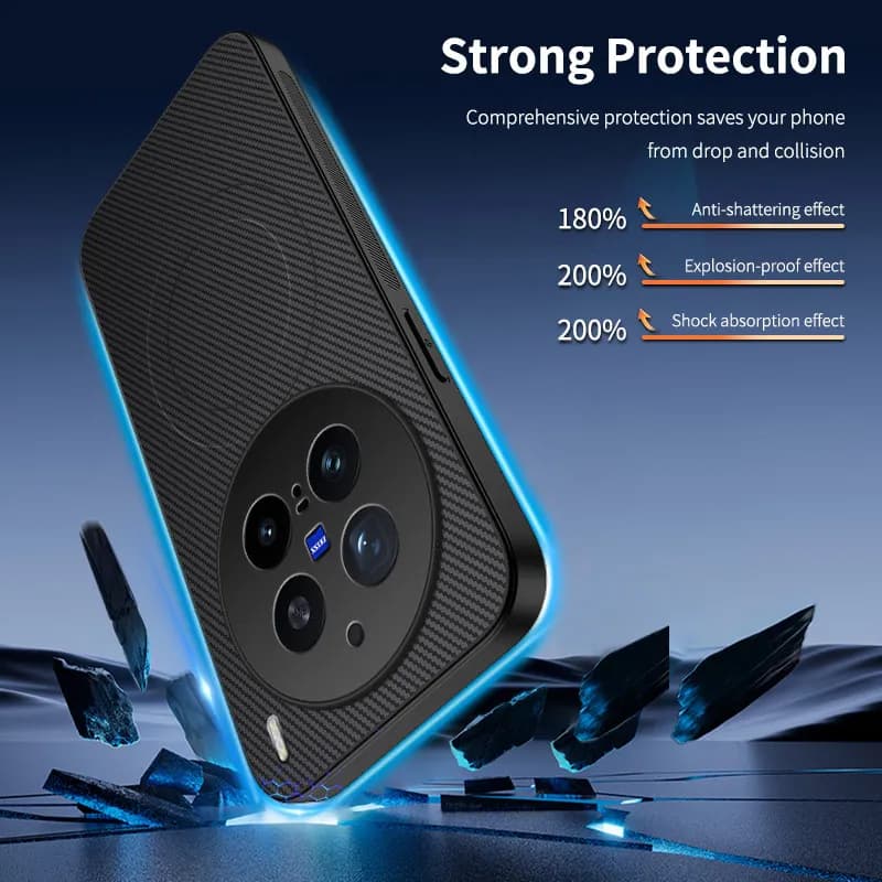 Custodia Magsafe magnetica opaca in silicone di lusso in pelle per Vivo X200 Pro Protezione Fundas Para Vivo X300 X300 Pro/X200 Ultra