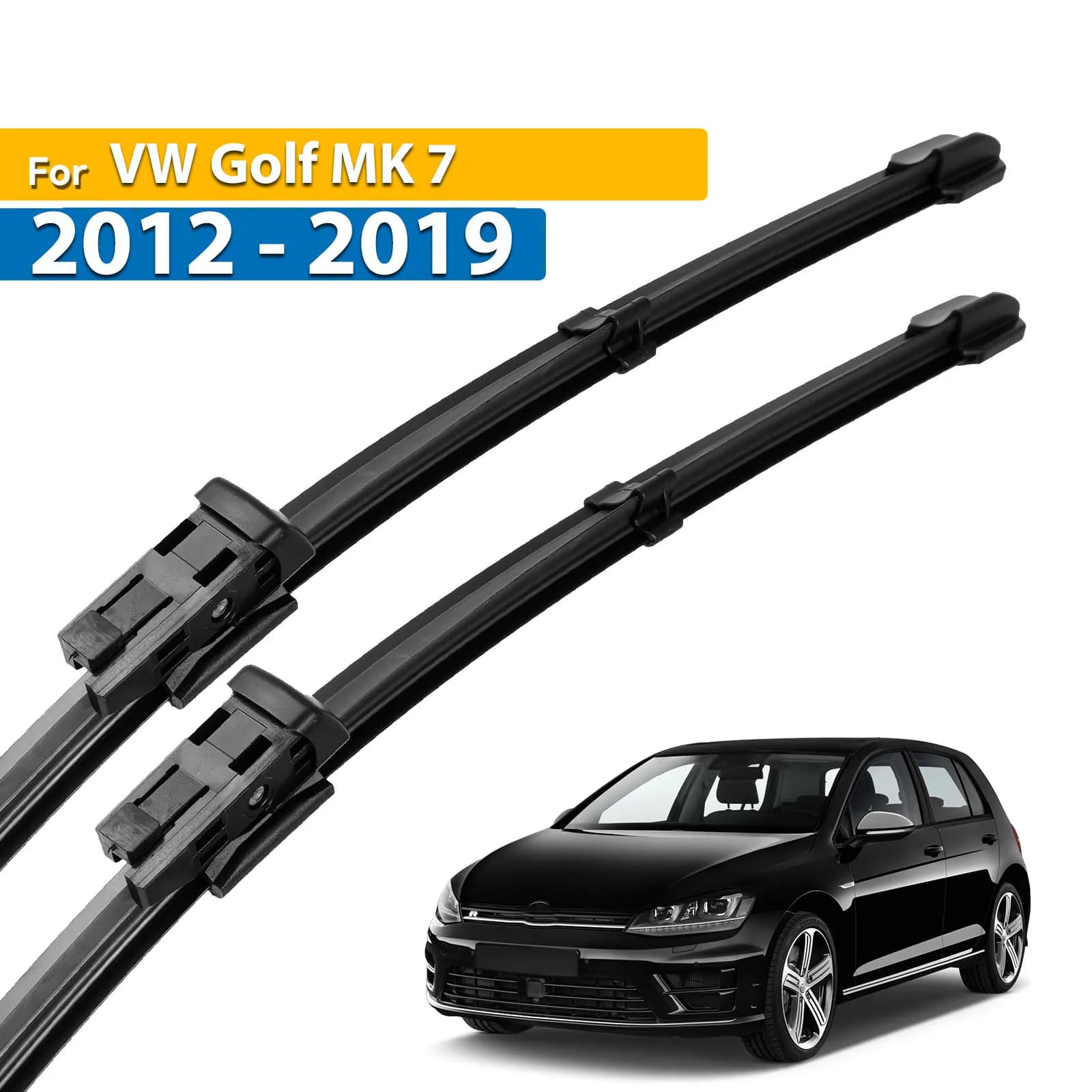 Ener's Wiper LHD front windscreen wiper blades for VW Golf MK 7 2012 - 2019 windshield rain brushes for clean glass 26 "+ 18"