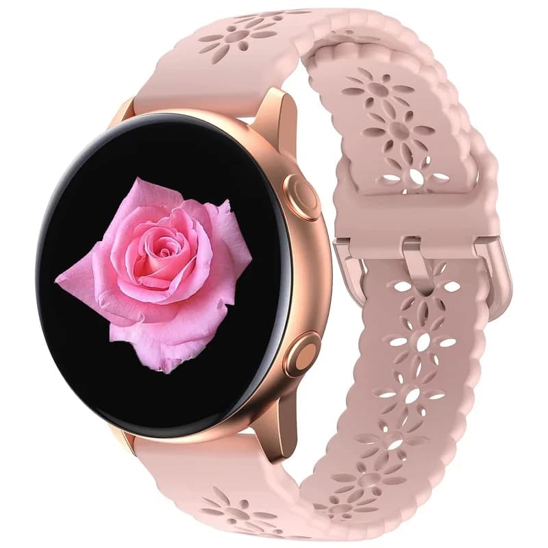 20mm Girls Bands For Samsung Galaxy Watch 5 pro 45mm Watch7 6 4/5 40 44mm/ 4 Classic Silicone Strap For Amazfit GTS 4/GTS 3 Brac