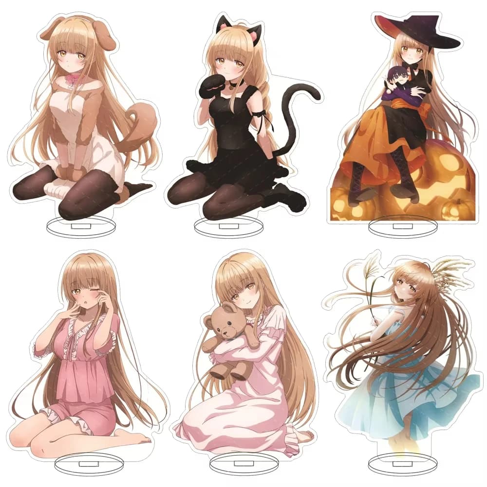 15 centimetri Anime L'angelo Porta Prossima Spoils Me Rotten Acrilico Del Basamento Modello Shiina Mahiru Fujimiya Figura Desktop Decor In Piedi Regali