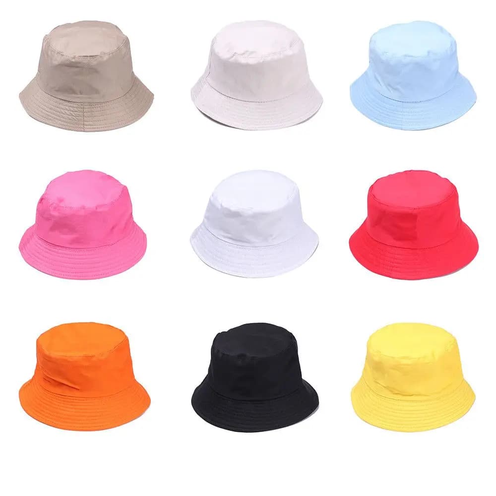 Cappello da Pescatore Casual alla Moda per Esterni con Protezione Solare, Cappello a Secchiello Colorato