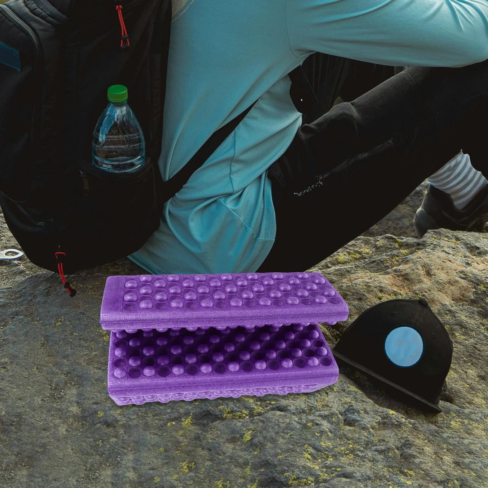 Ultra Lightweight 35G Double Side XPE Mat for Exterior, Waterproof Bearing for Camping, Picnic, Park, Shadow, Family