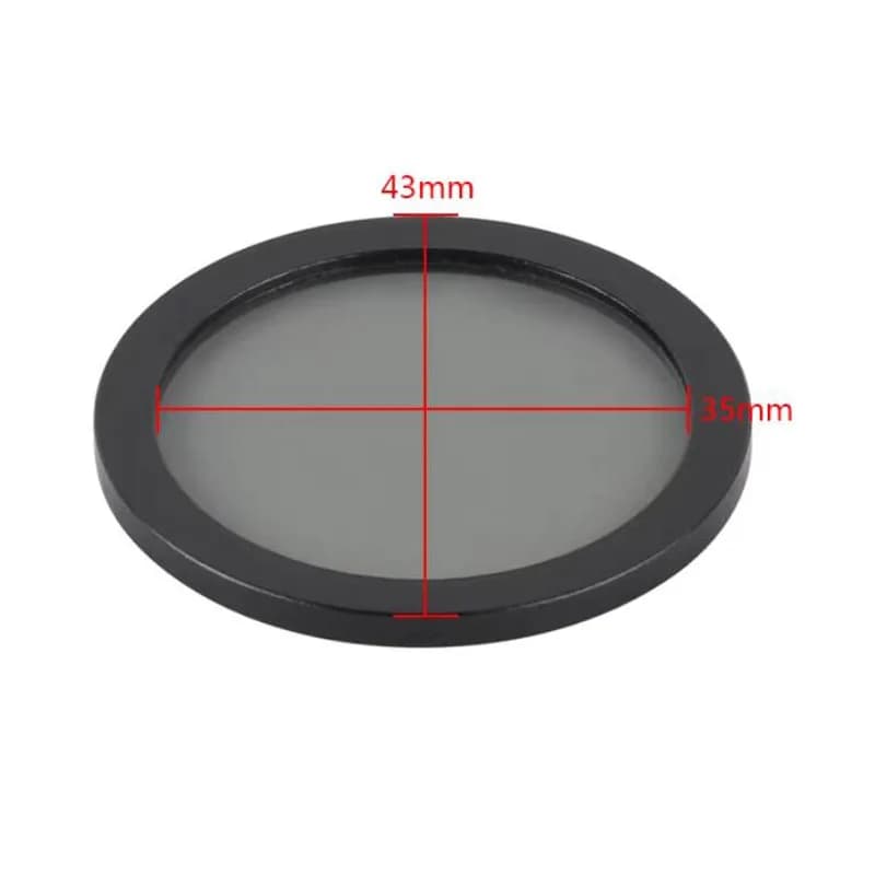 Adatto per illuminazione polarizzata di microscopi, anello luminoso a 120 LED da 62 mm di diametro con filtro polarizzante